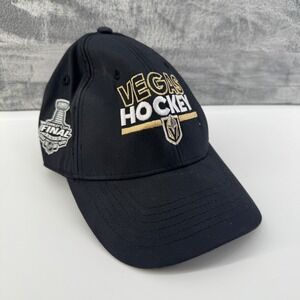 Adidas Vegas Golden Knights 2018 Stanley Cup Final Hat Black Adjustable NHL Cap